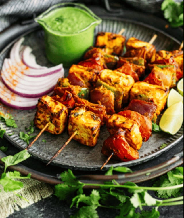 Tandoori Paneer Tikka.
