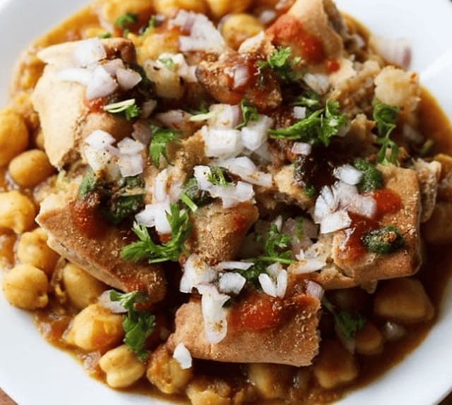 Samosa Chaat.