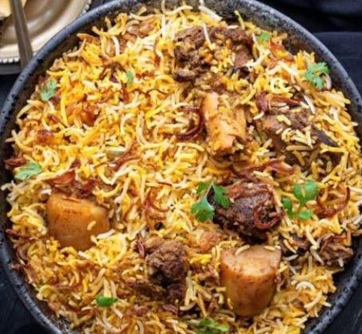 Goat Biryani.